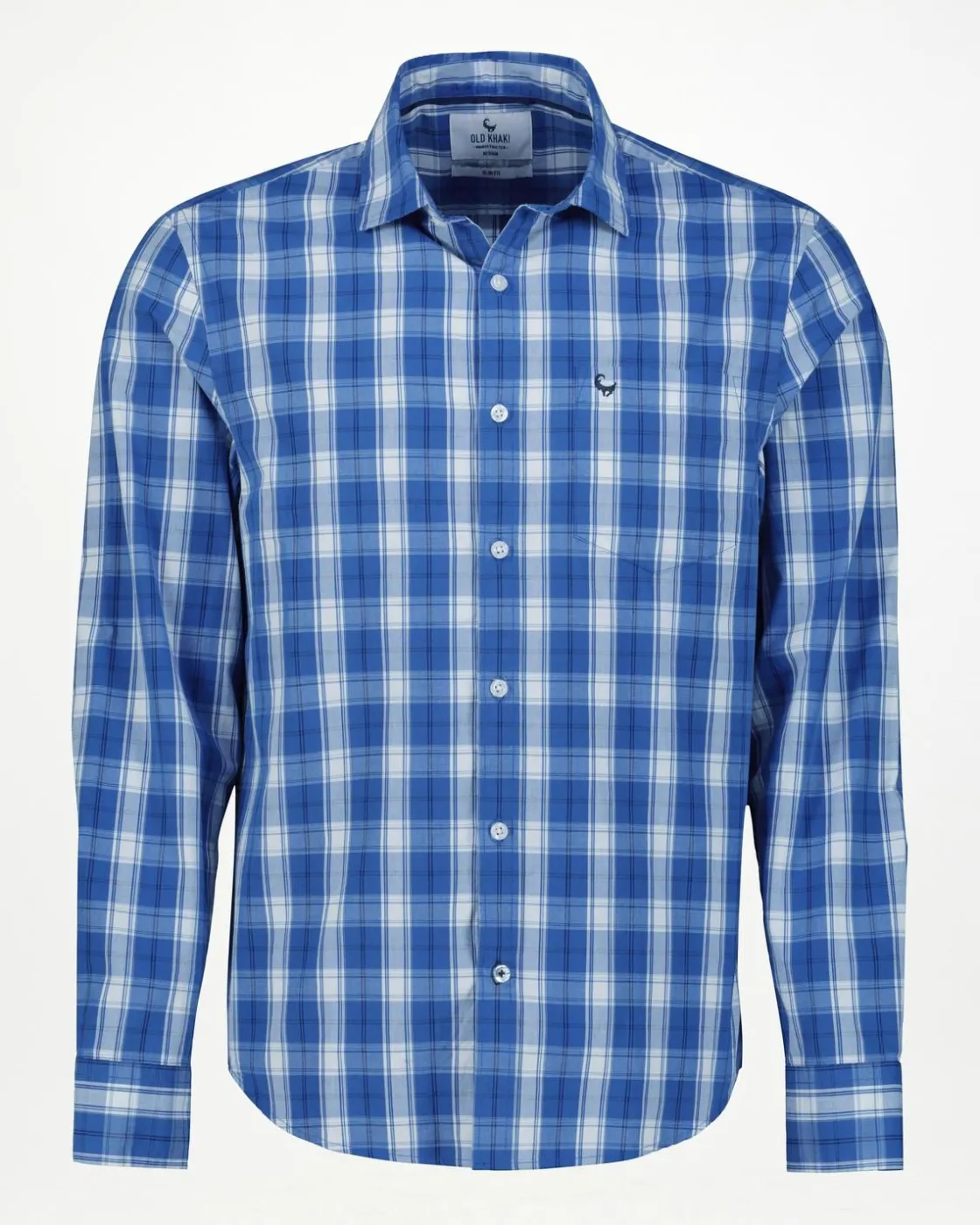 Men Old Khaki Shirts>Men'S Albert Check Slim Fit Shirt