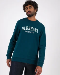 Men Old Khaki Sweats>Men'S Amani Applique Sweat