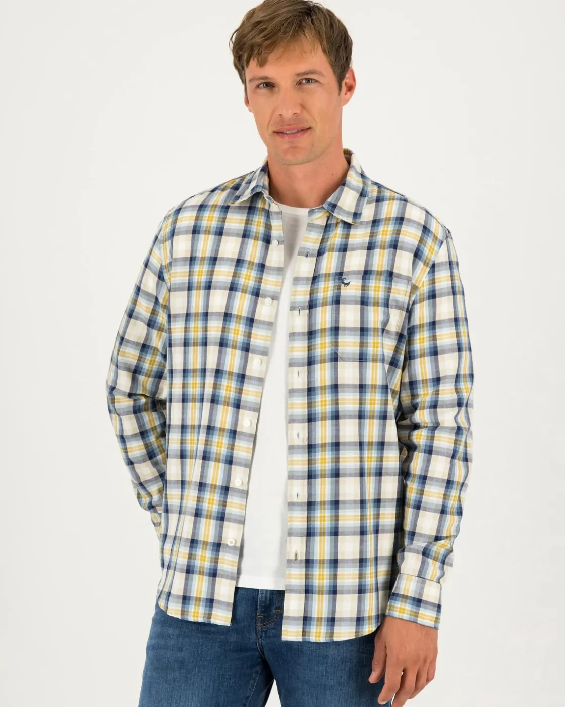 Men Old Khaki Shirts>Men'S Andrew Regular Fit Check Shirt