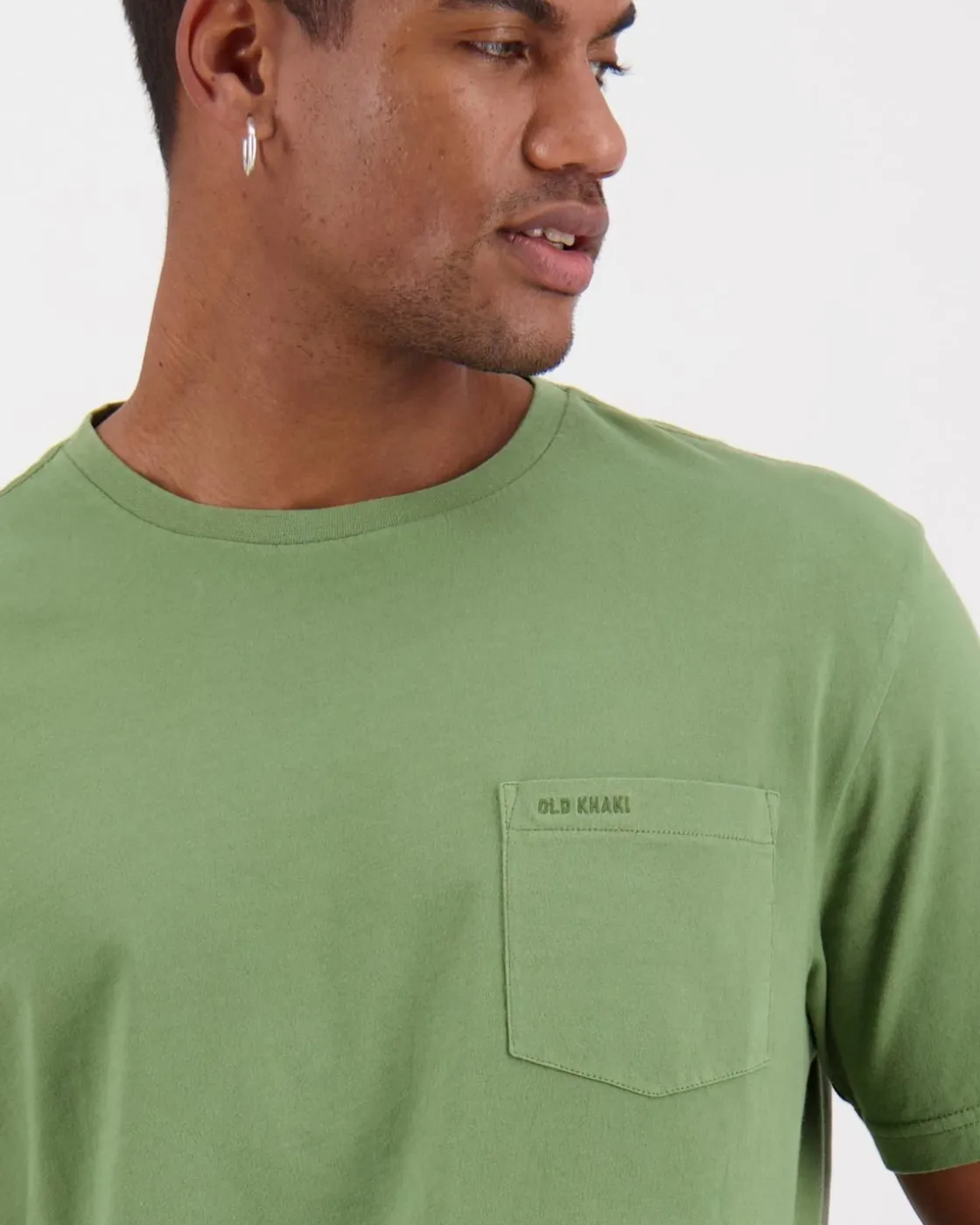 Men Old Khaki T-Shirts>Men'S Bandile Relaxed Fit T-Shirt
