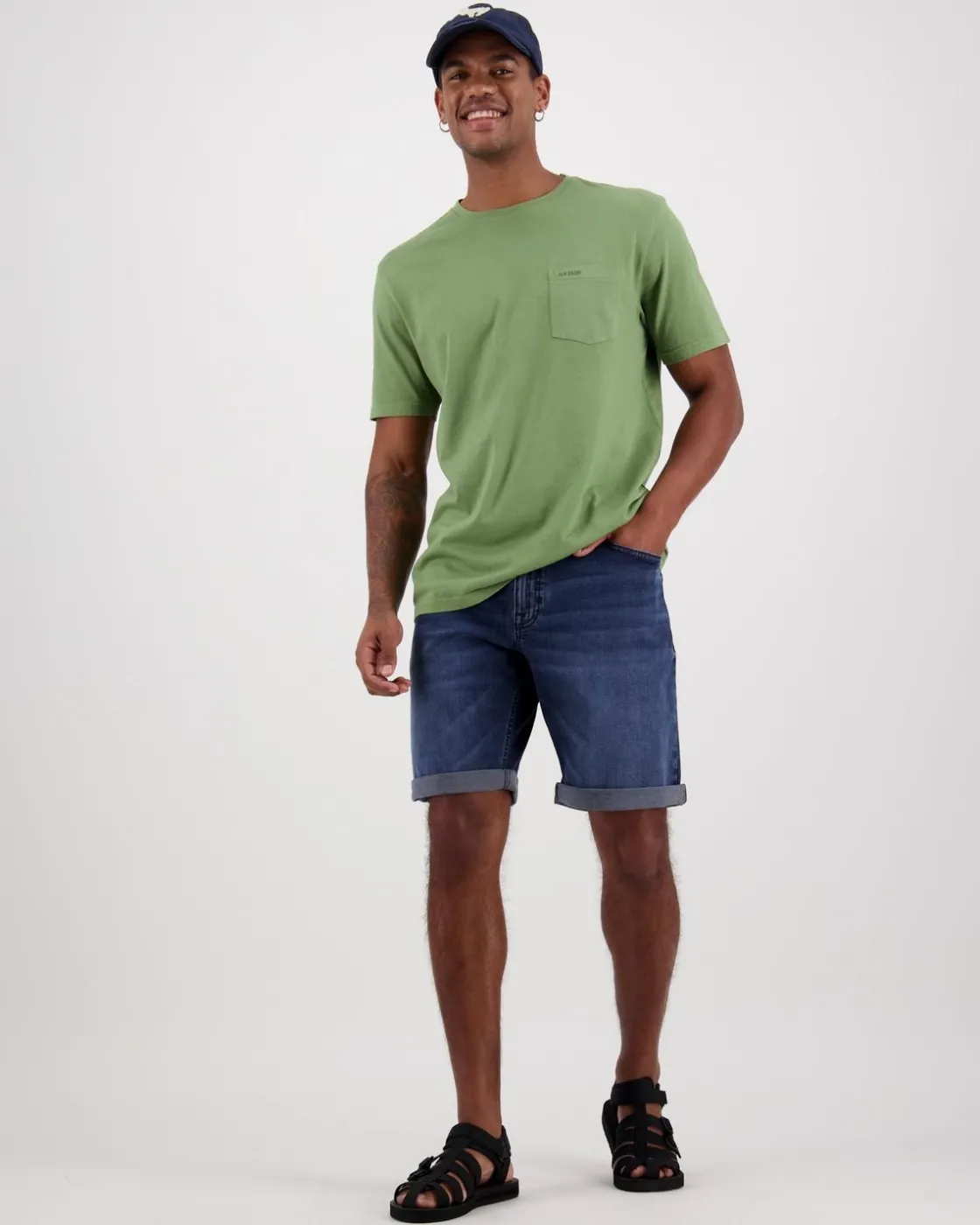 Men Old Khaki T-Shirts>Men'S Bandile Relaxed Fit T-Shirt