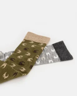 Men Old Khaki Socks & Underwear>Men'S Bruno All-Over Groat Sock