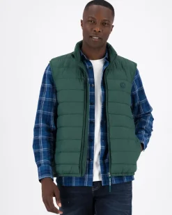 Men Old Khaki Jackets>Men'S Caleb Rib Stop Quilted Gilet