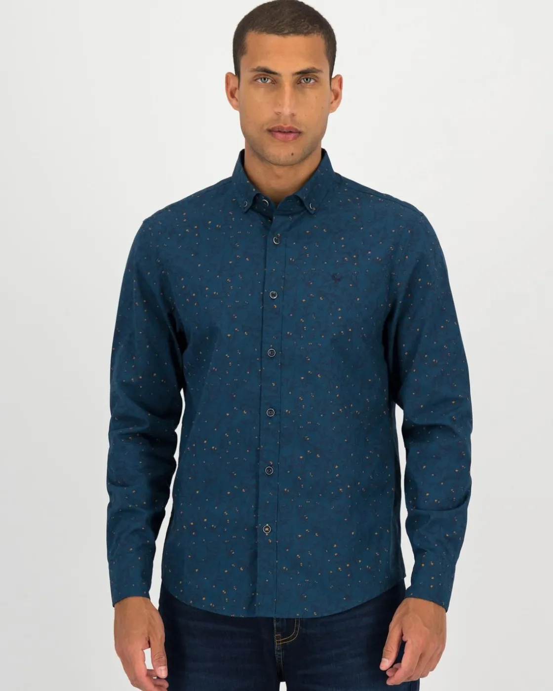 Men Old Khaki Shirts>Men'S Cash Slim Fit Shirt