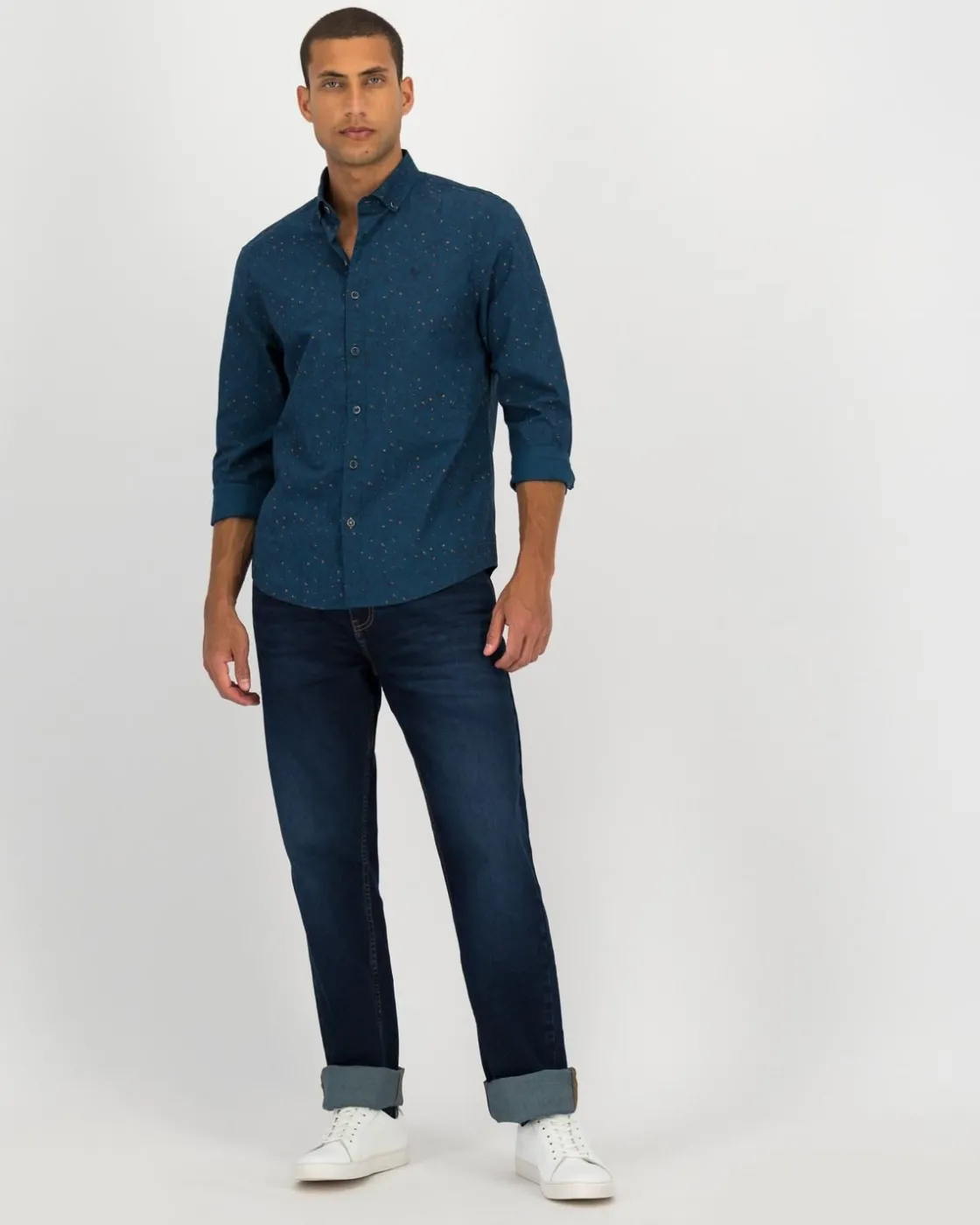 Men Old Khaki Shirts>Men'S Cash Slim Fit Shirt