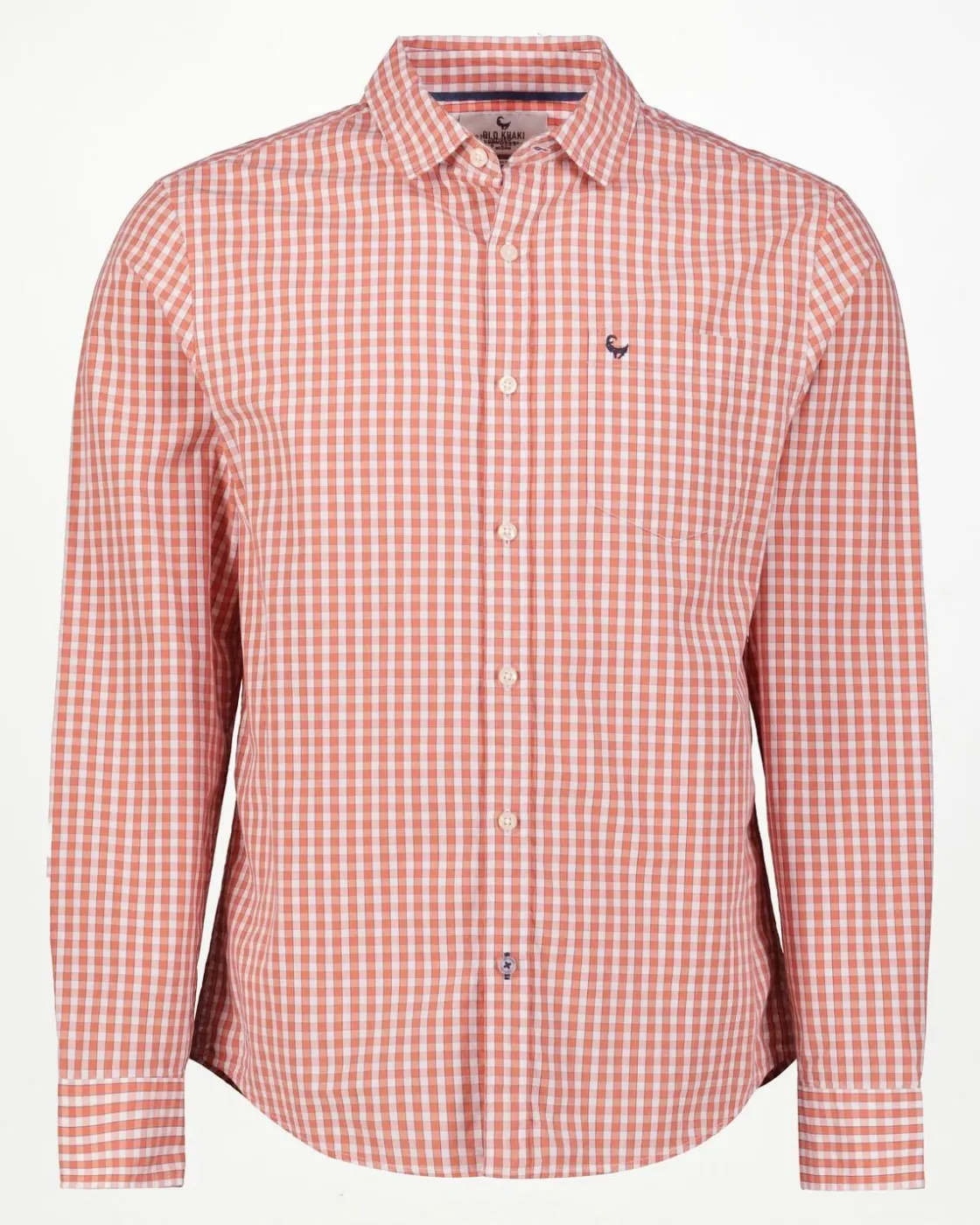 Men Old Khaki Shirts>Men'S Charl Gingham Slim Fit Shirt
