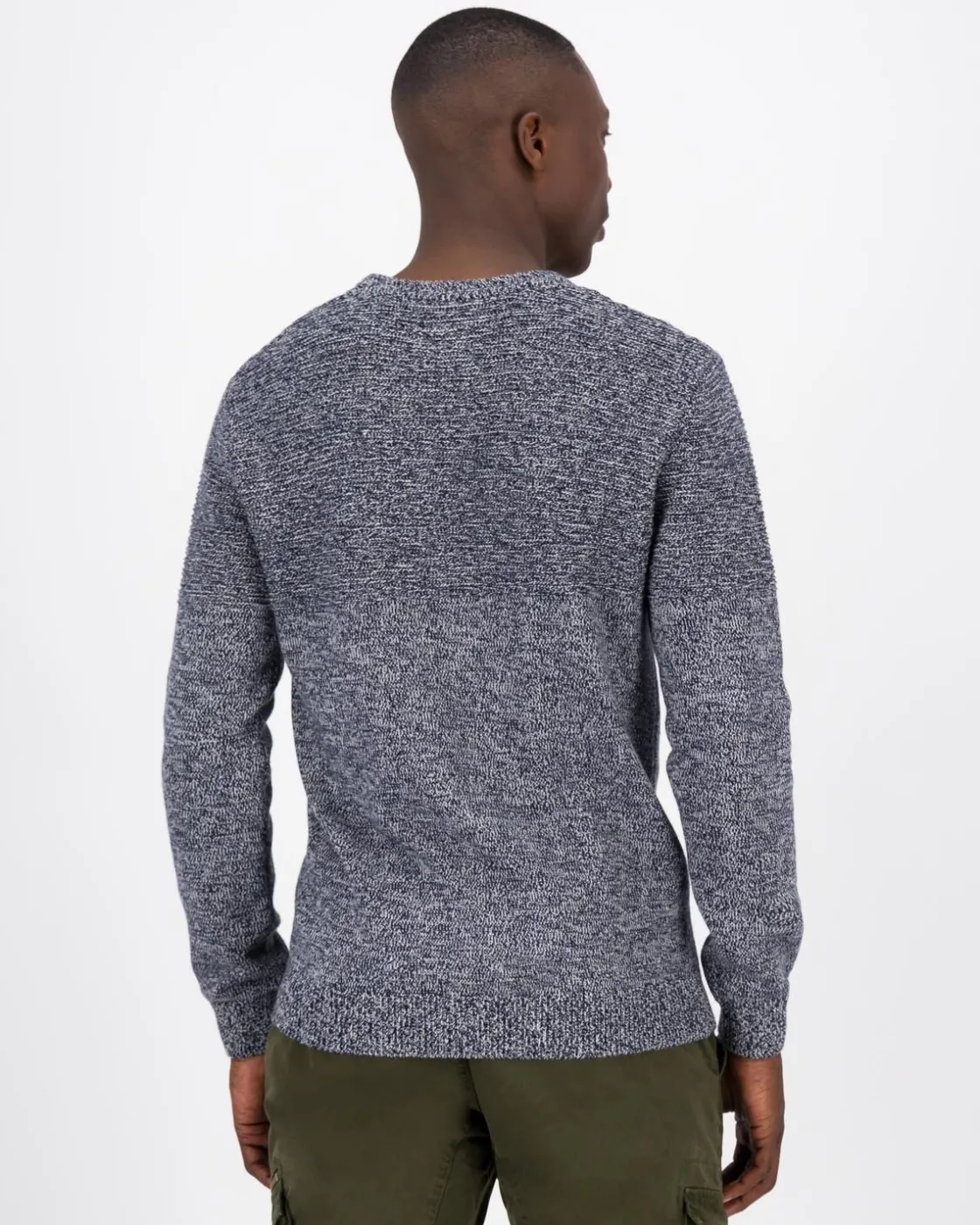 Men Old Khaki Knitwear>Men'S Crayson Textured Crew Neck Knit