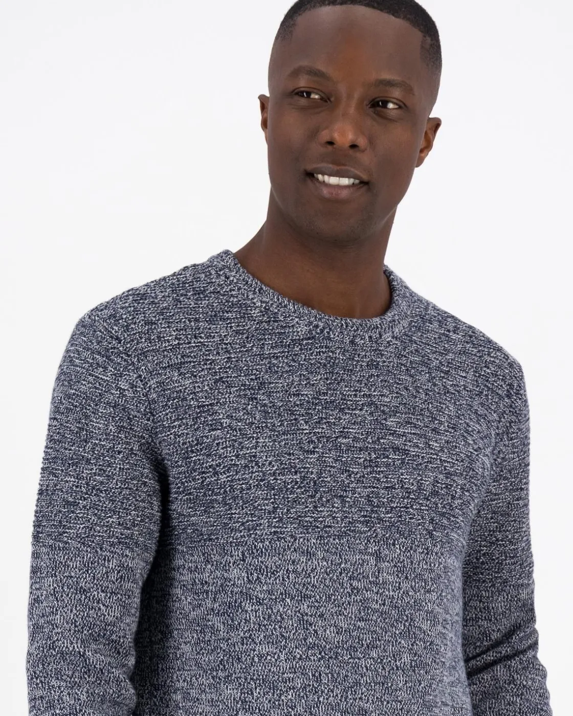 Men Old Khaki Knitwear>Men'S Crayson Textured Crew Neck Knit