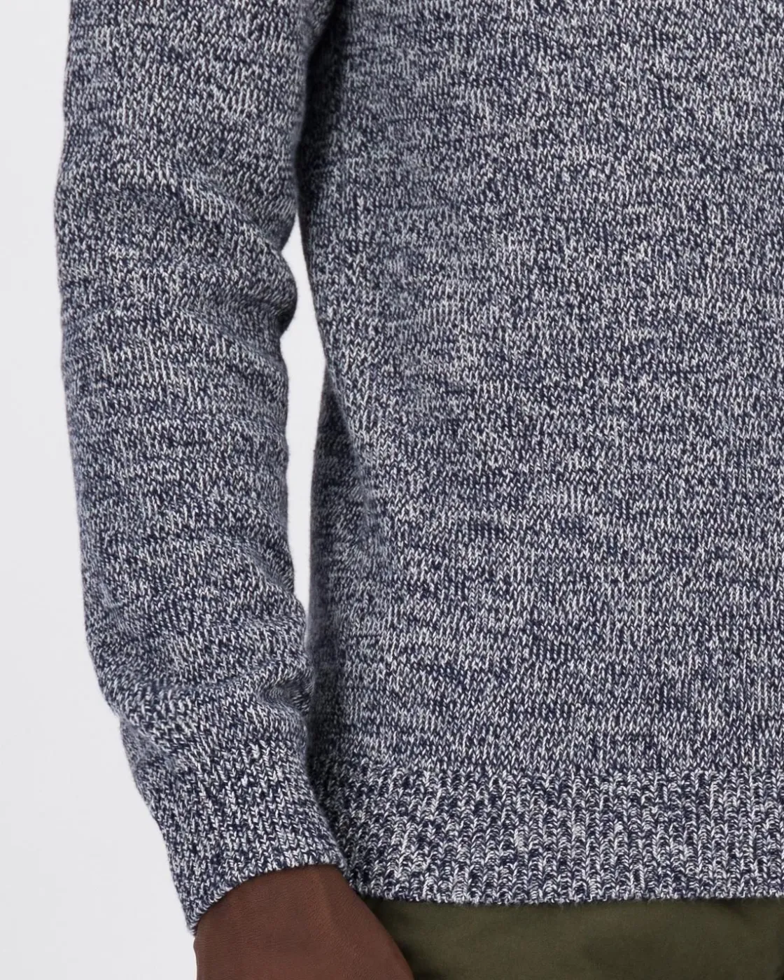 Men Old Khaki Knitwear>Men'S Crayson Textured Crew Neck Knit