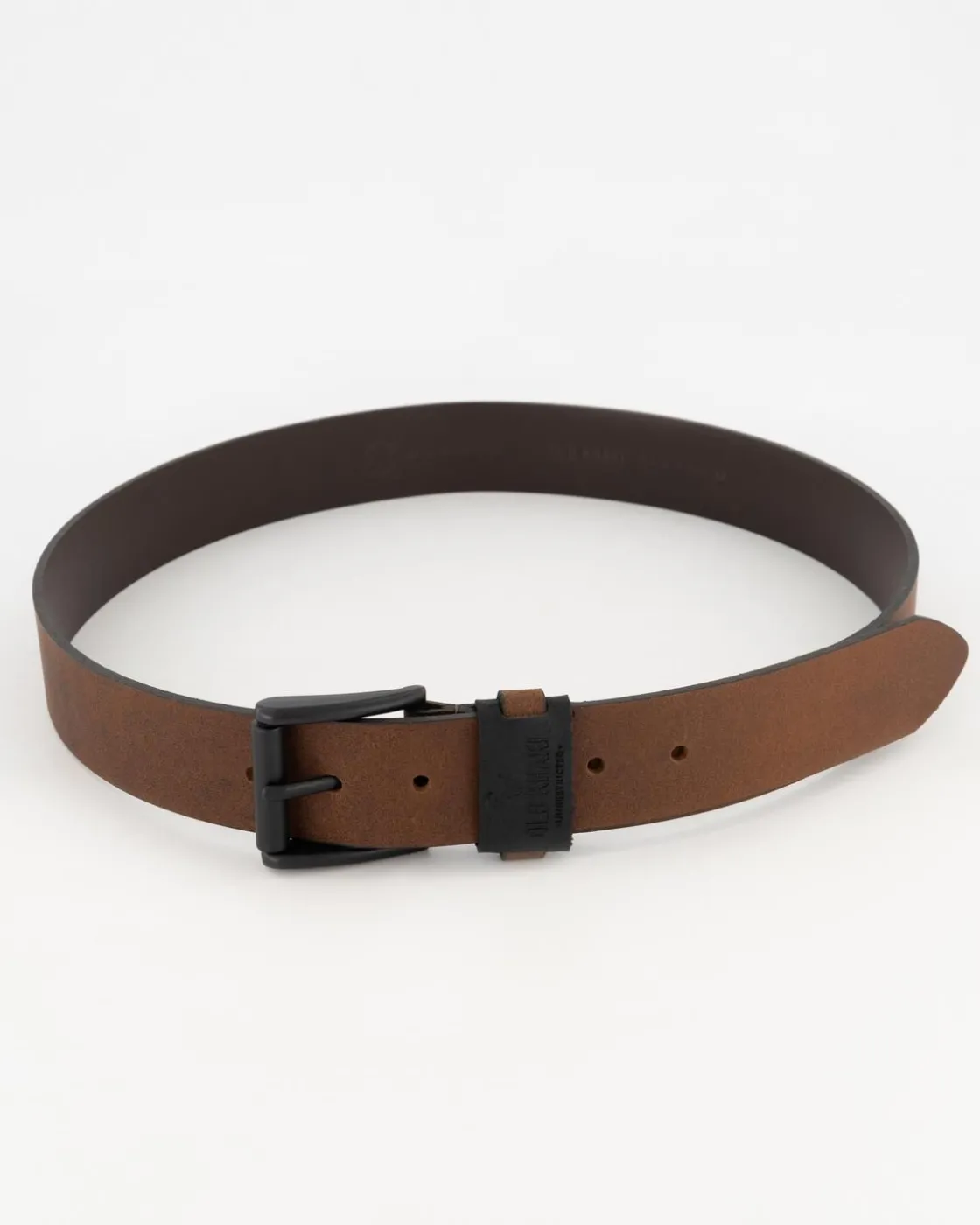 Men Old Khaki Belts>Men'S Davian Two-Tone Leather Belt