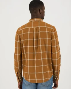 Men Old Khaki Shirts>Men'S Derek Textured Slim Fit Shirt