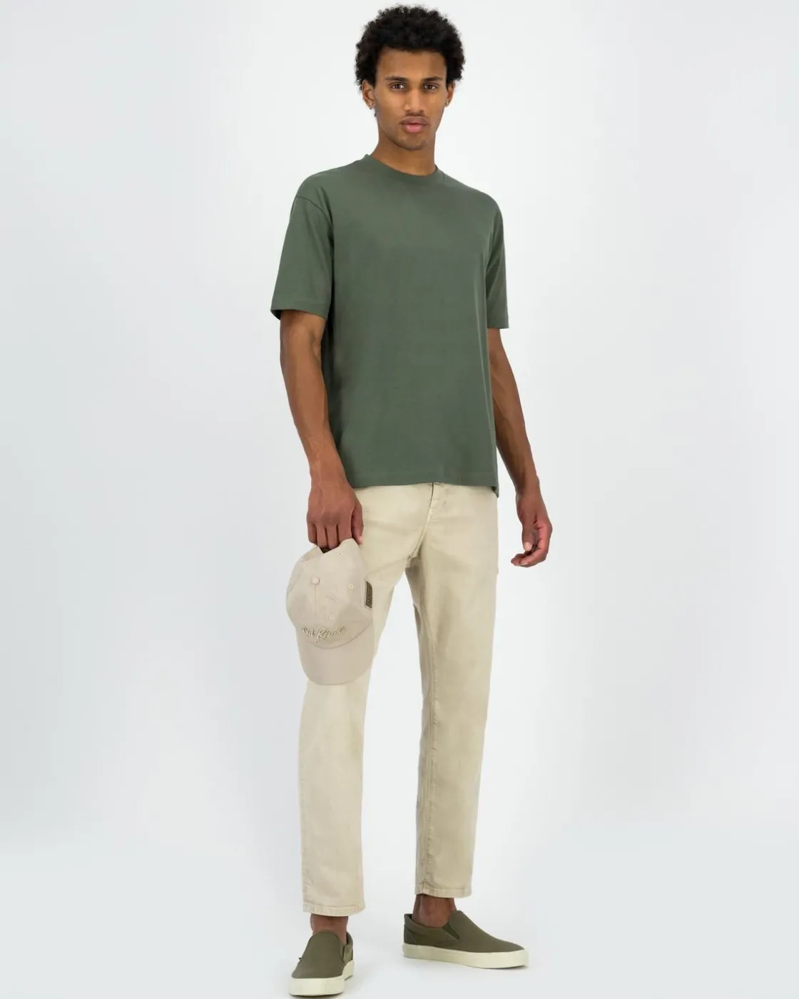 Men Old Khaki T-Shirts>Men'S Dillion Oversized Fit T-Shirt
