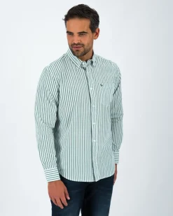 Men Old Khaki Shirts>Men'S Garnet Stripe Shirt