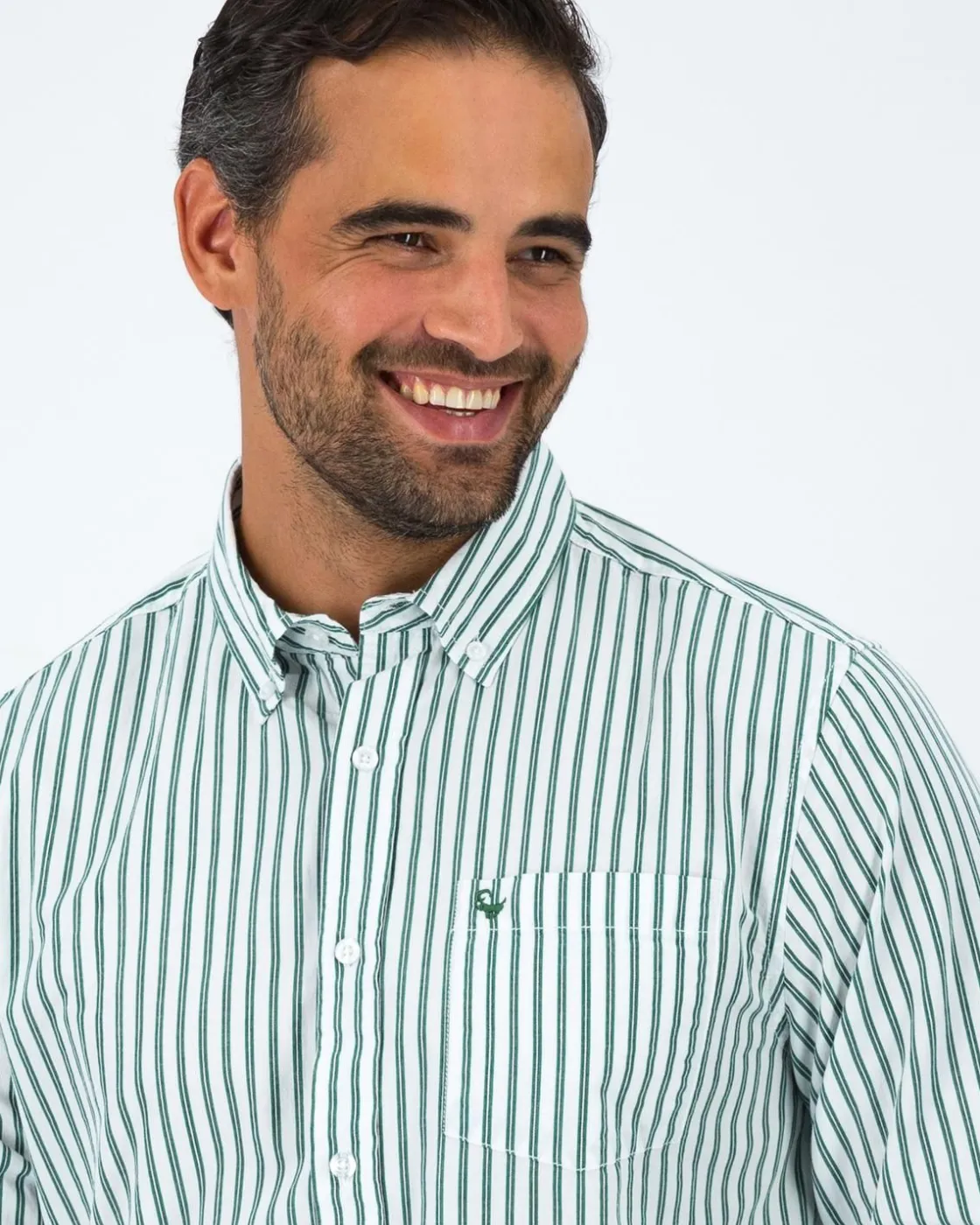 Men Old Khaki Shirts>Men'S Garnet Stripe Shirt