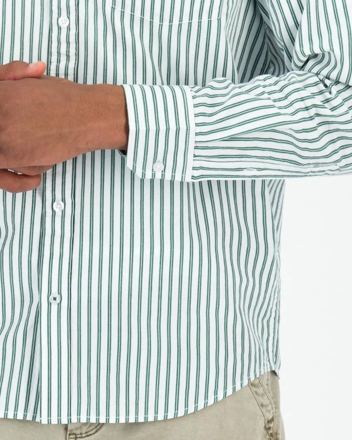 Men Old Khaki Shirts>Men'S Garnet Stripe Shirt