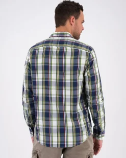 Men Old Khaki Shirts>Men'S Gino Check Slim Fit Shirt