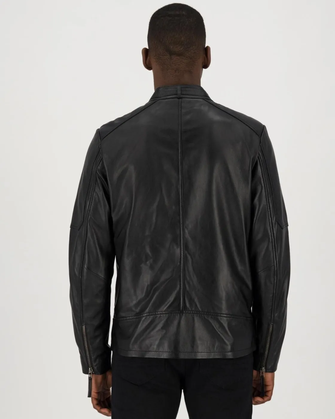 Men Old Khaki Jackets>Men'S Hugo Leather Jacket