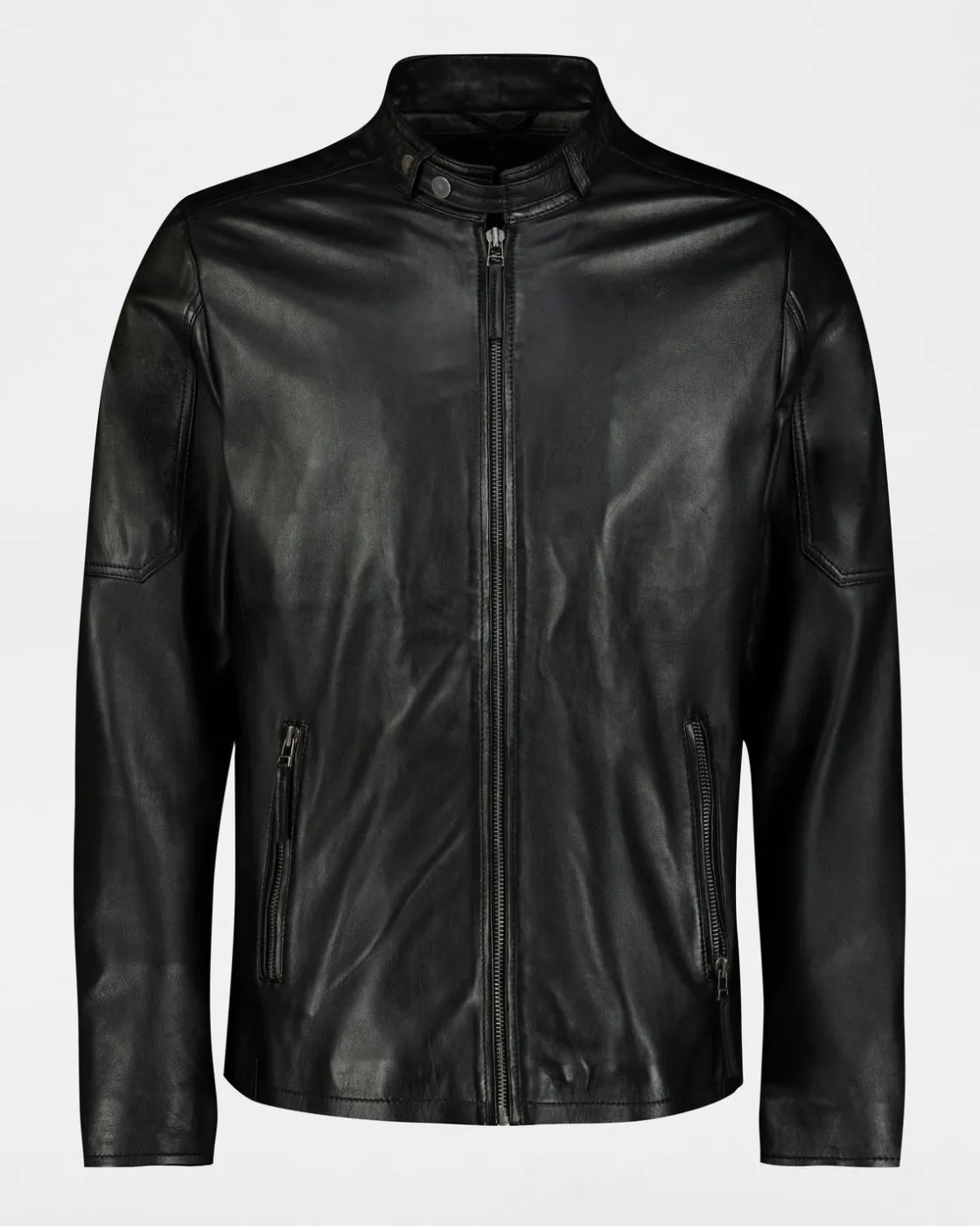 Men Old Khaki Jackets>Men'S Hugo Leather Jacket