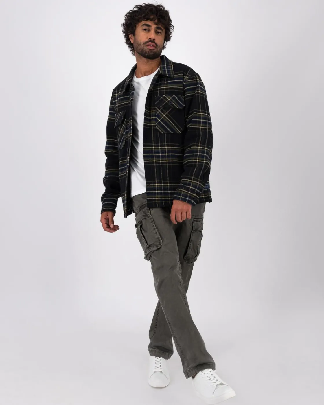 Men Old Khaki Jackets>Men'S Jabu Padded Shacket