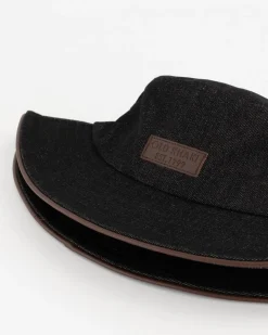 Men Old Khaki Headwear>Men'S Jack Denim Bucket Hat