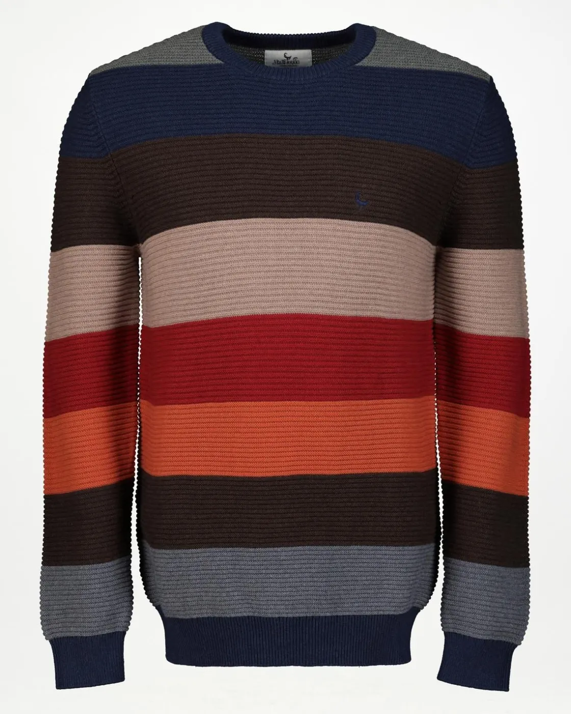 Men Old Khaki Knitwear>Men'S Jason Striped Crew Neck Knit