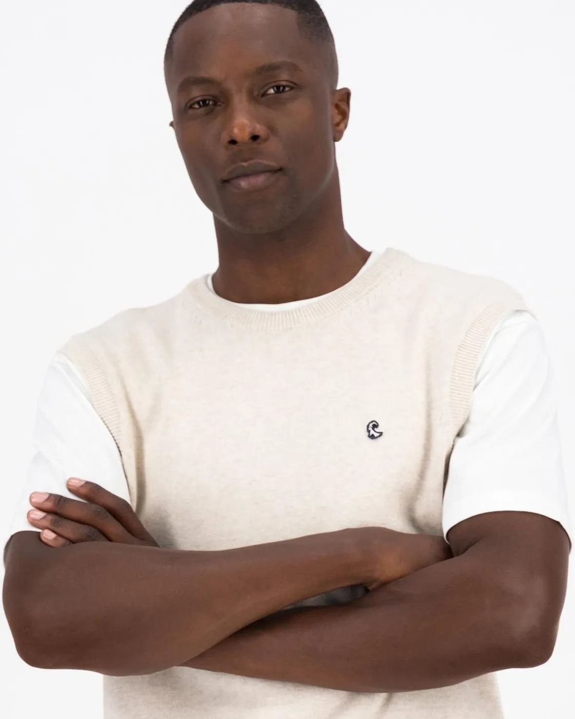 Men Old Khaki Knitwear>Men'S Jeff Sleeveless Crew Neck Knit