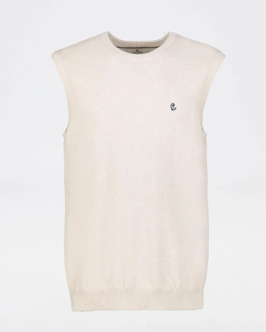 Men Old Khaki Knitwear>Men'S Jeff Sleeveless Crew Neck Knit