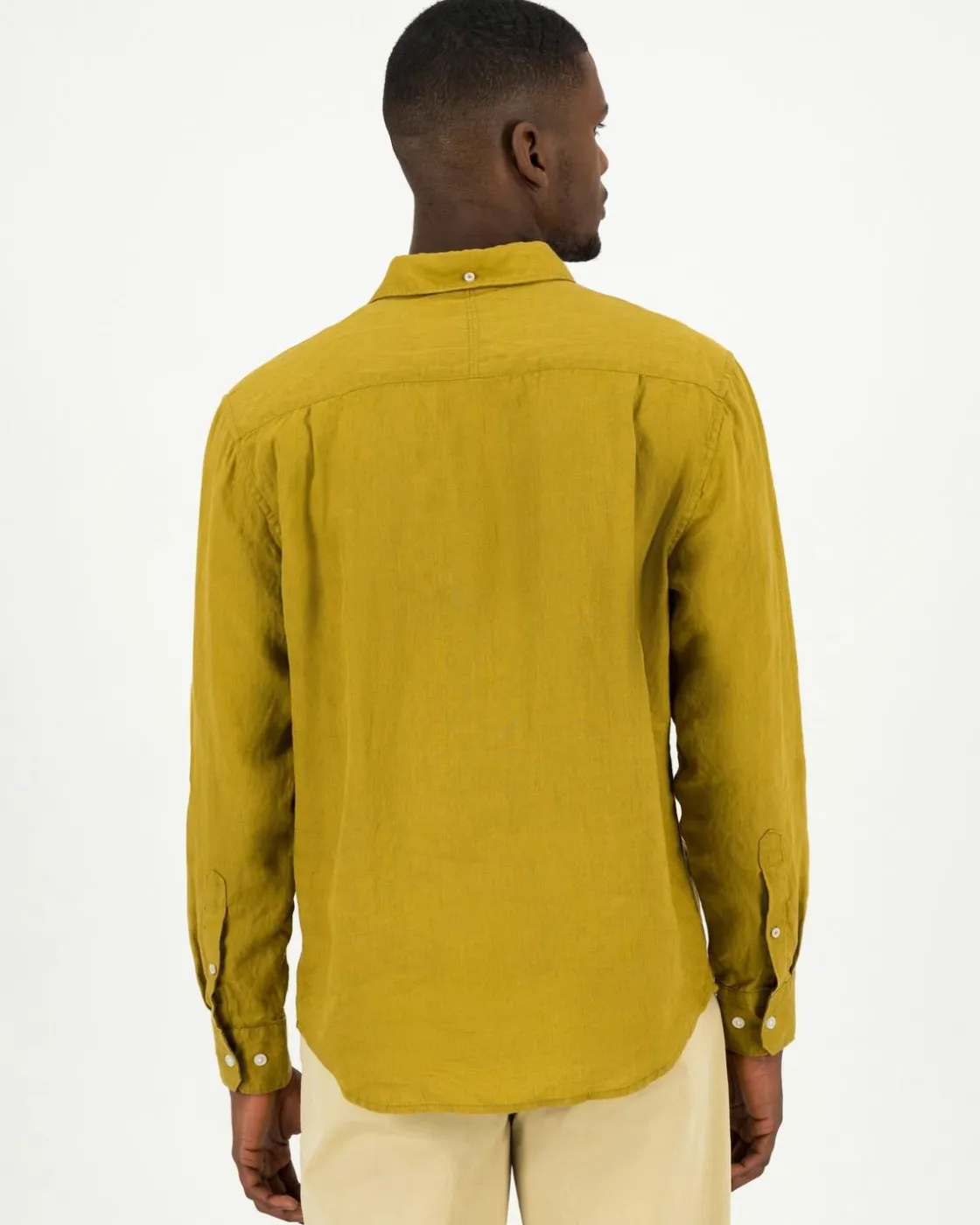 Men Old Khaki Shirts>Men'S Jesse Regular Fit Linen Shirt