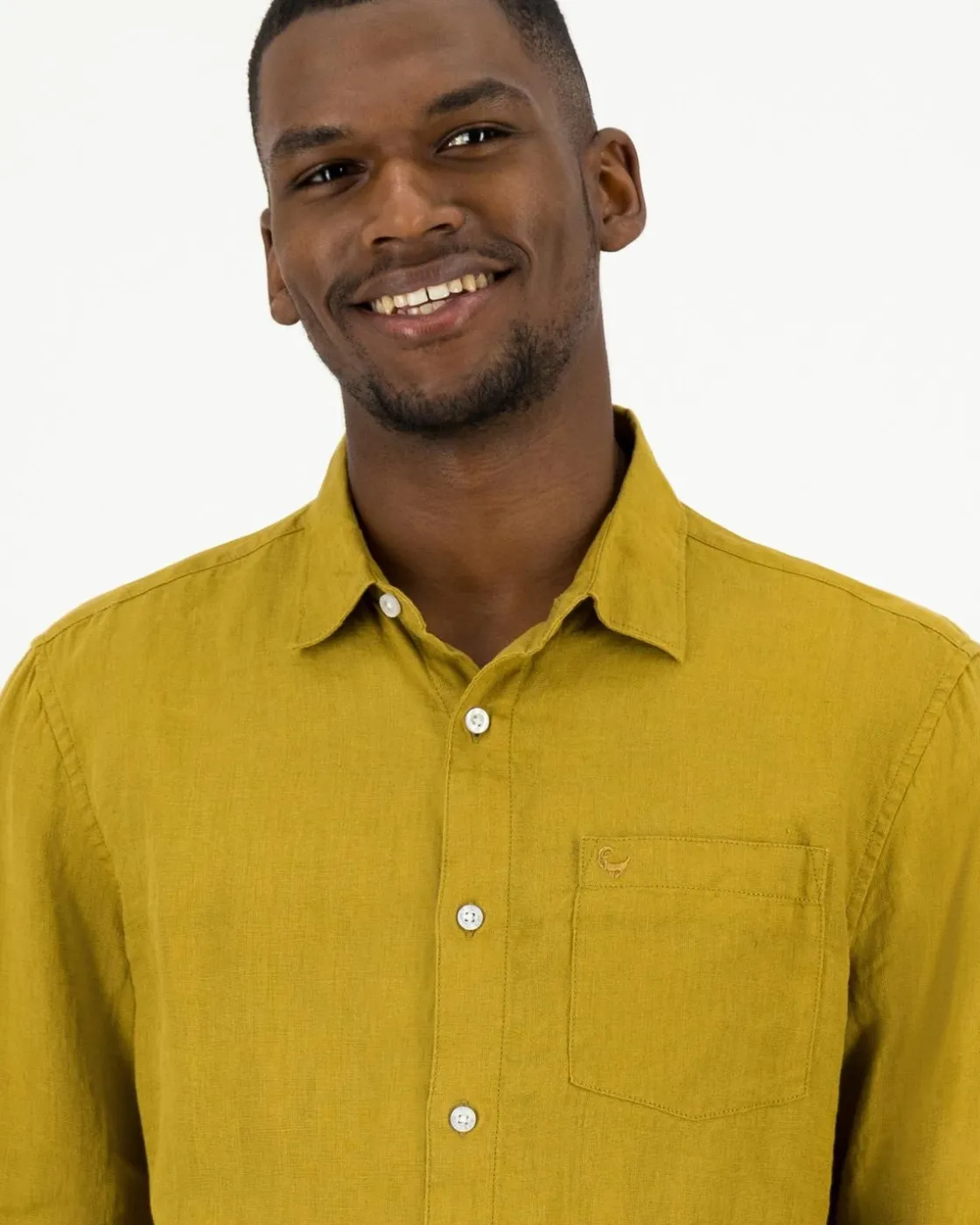 Men Old Khaki Shirts>Men'S Jesse Regular Fit Linen Shirt