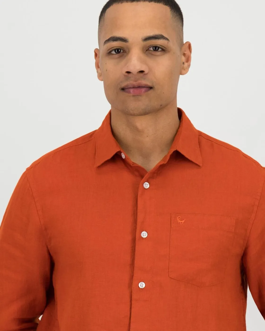 Men Old Khaki Shirts>Men'S Jesse Regular Fit Linen Shirt