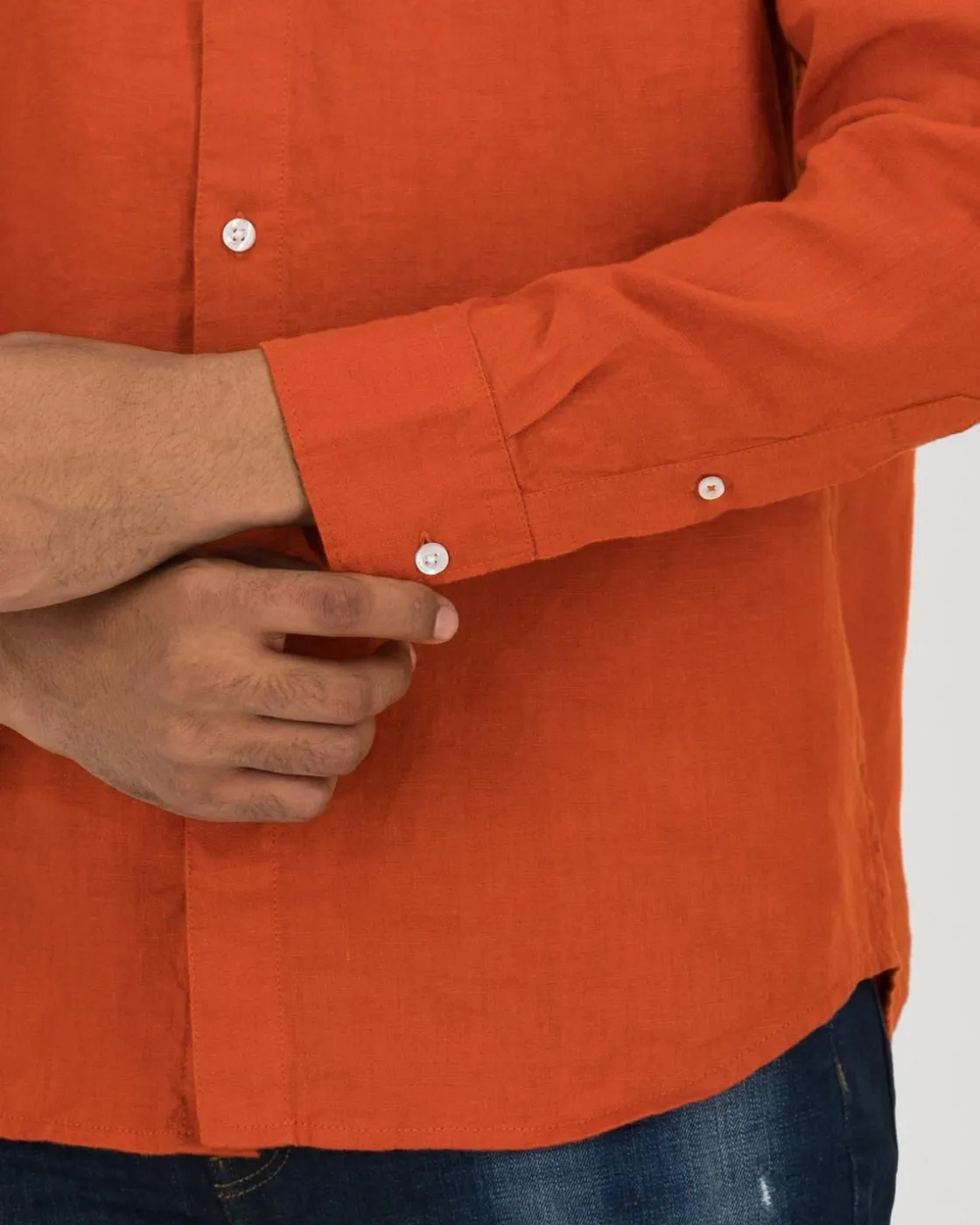 Men Old Khaki Shirts>Men'S Jesse Regular Fit Linen Shirt