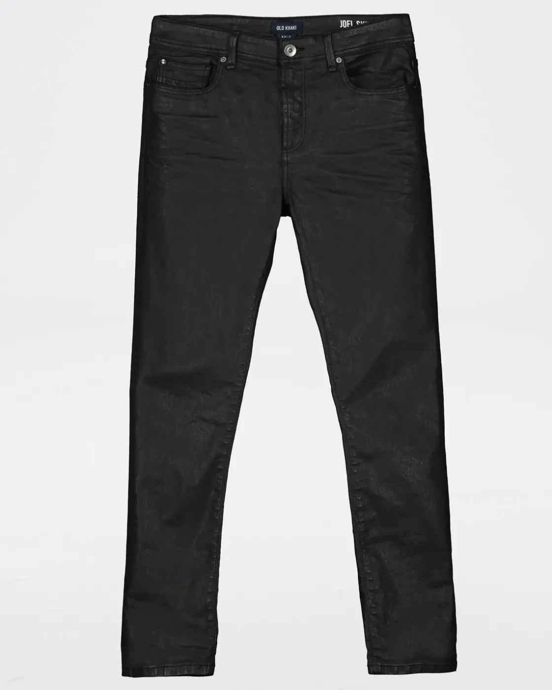Men Old Khaki Denim>Men'S Joel Coated Black Denim