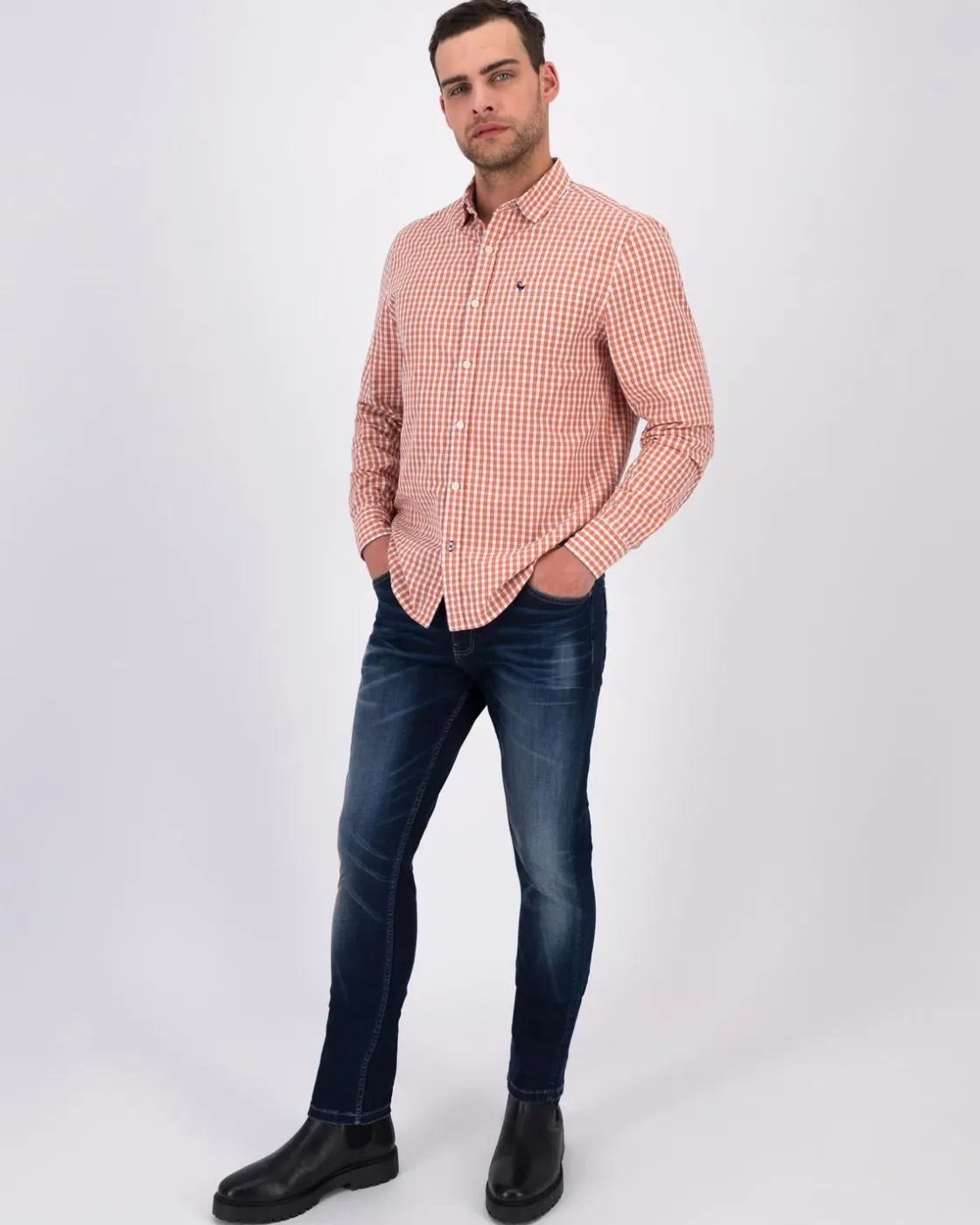 Men Old Khaki Denim>Men'S Joel Dark Wash Skinny Denim
