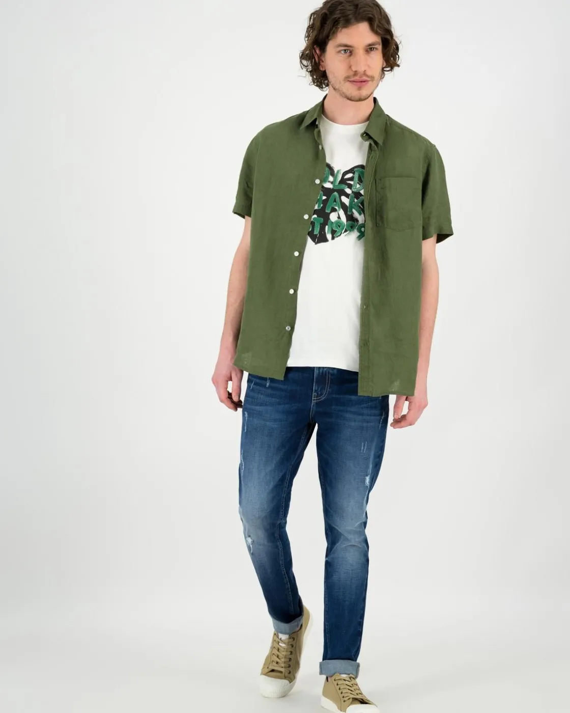 Men Old Khaki Denim>Men'S Joel Skinny Denim