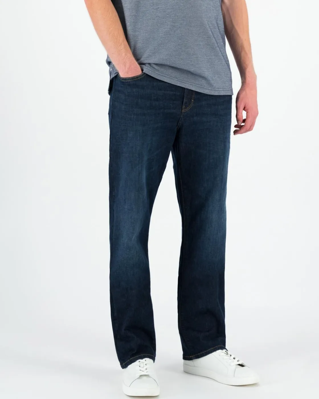 Men Old Khaki Denim>Men'S Jordy 7 Mid Wash Straight Denim