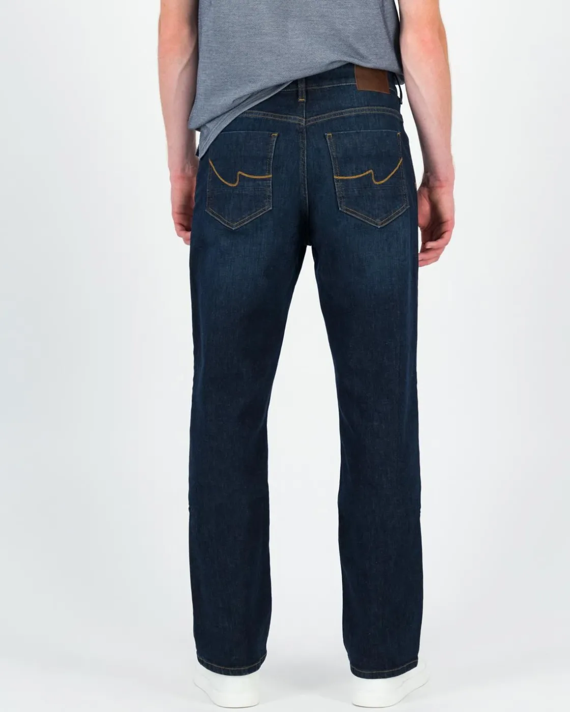 Men Old Khaki Denim>Men'S Jordy 7 Mid Wash Straight Denim