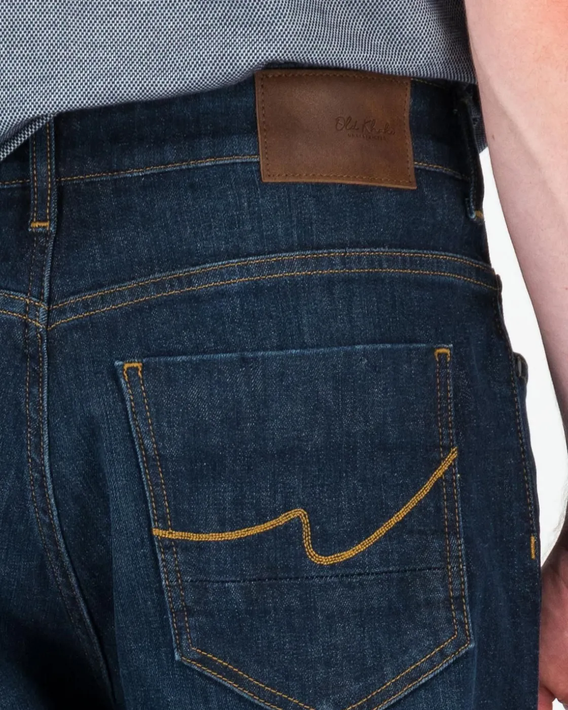 Men Old Khaki Denim>Men'S Jordy 7 Mid Wash Straight Denim
