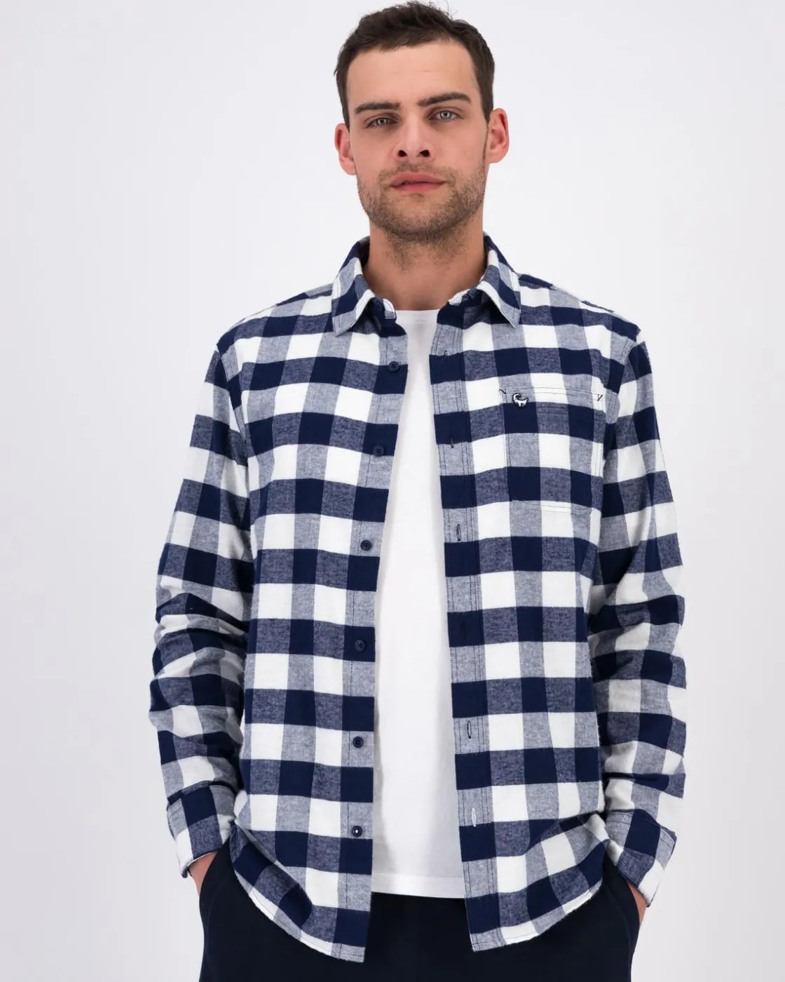 Men Old Khaki Shirts>Men'S Kevin Buffalo Check Regular Fit Shirt