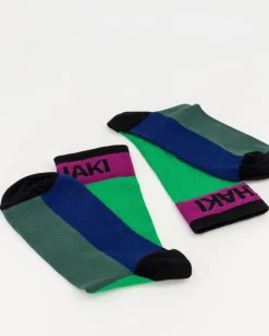 Men Old Khaki Socks & Underwear>Men'S Kyoto Colour-Block Socks