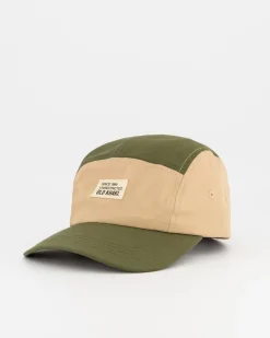 Men Old Khaki Headwear>Men'S Landro Colour-Block Utility Peak Cap