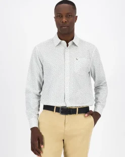 Men Old Khaki Shirts>Men'S Lee Regular Fit Ditsy Shirt