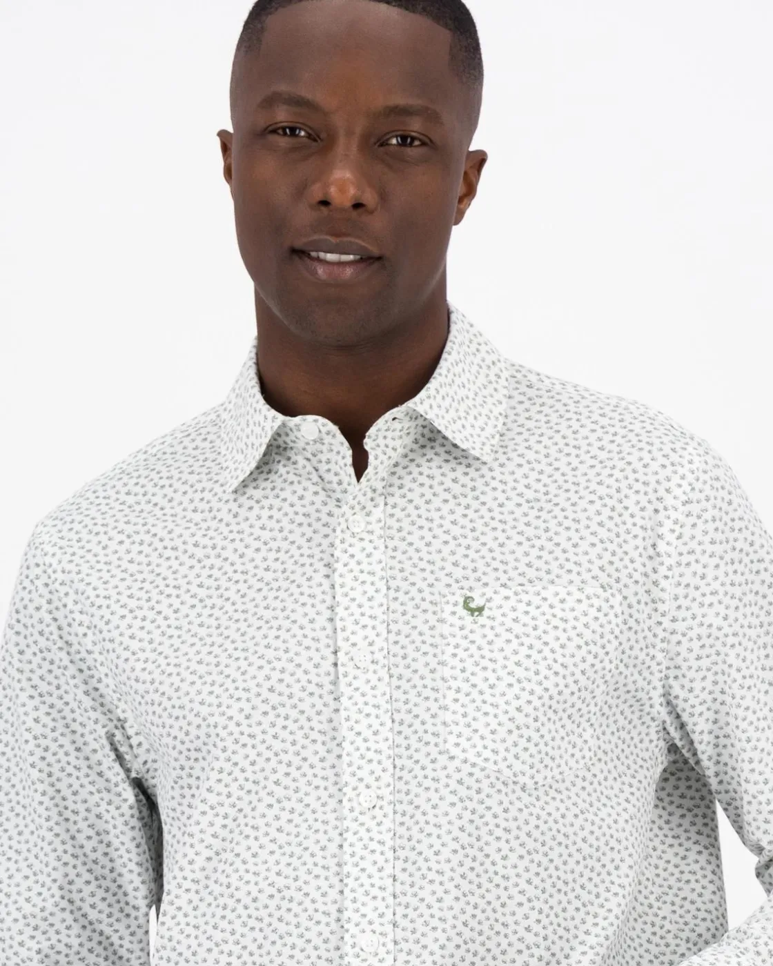 Men Old Khaki Shirts>Men'S Lee Regular Fit Ditsy Shirt