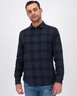 Men Old Khaki Shirts>Men'S Loyiso Warm Handle Check Shirt