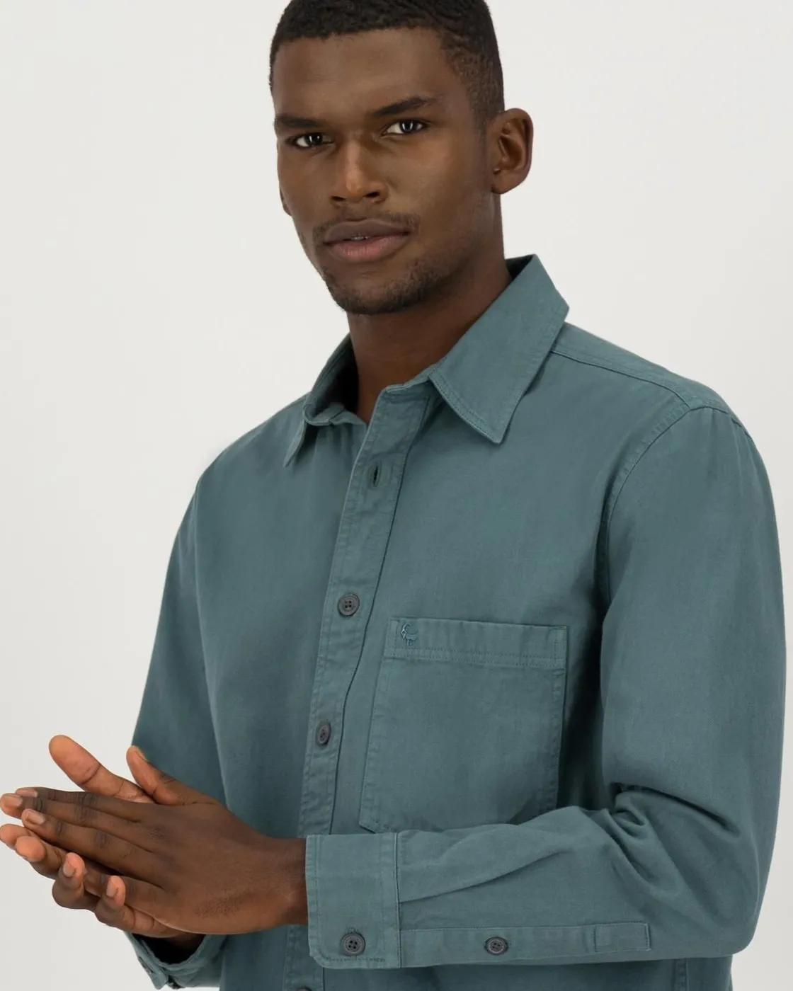 Men Old Khaki Jackets>Men'S Luca Regular Fit Shacket