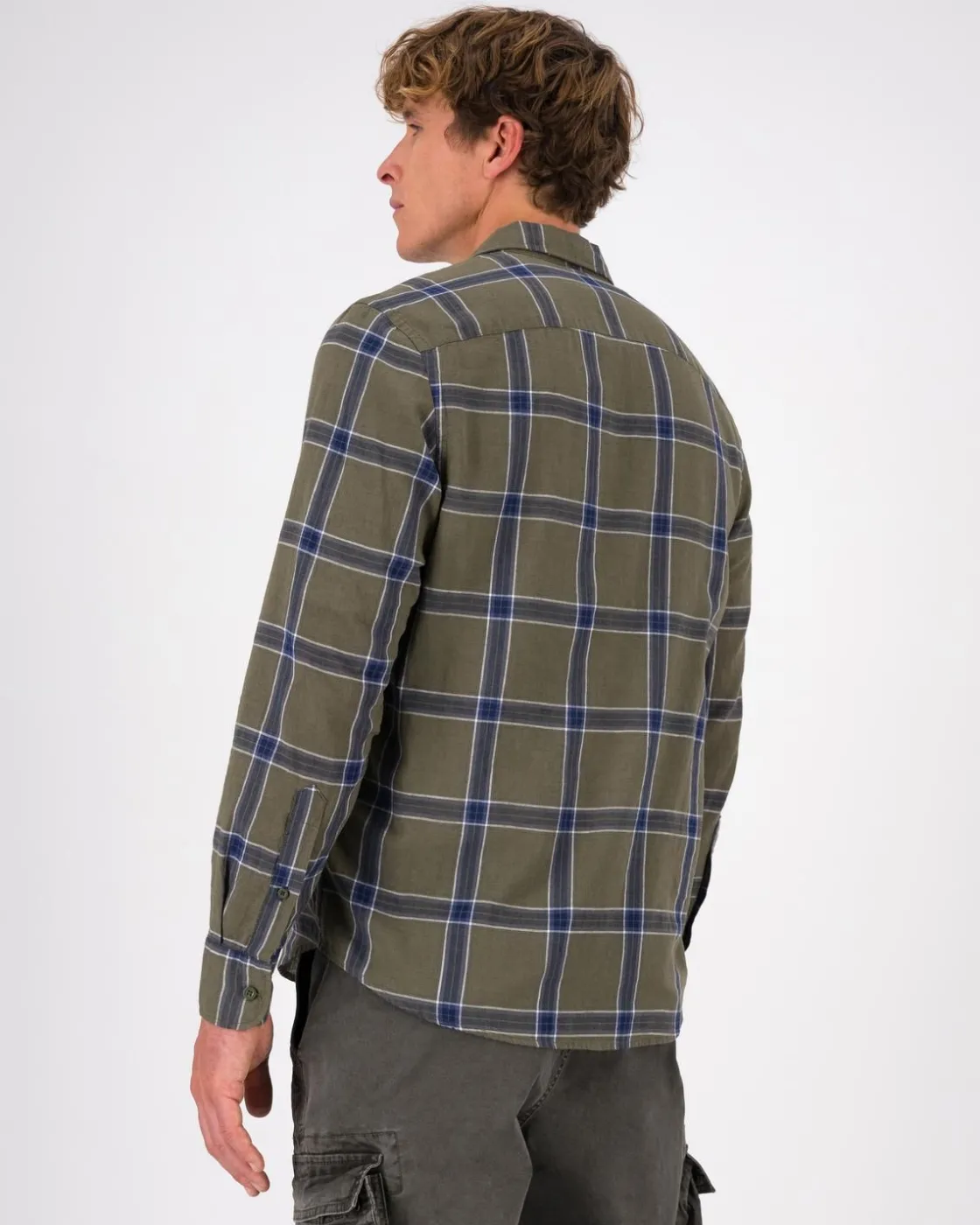 Men Old Khaki Shirts>Men'S Lucas Check Slim Fit Shirt