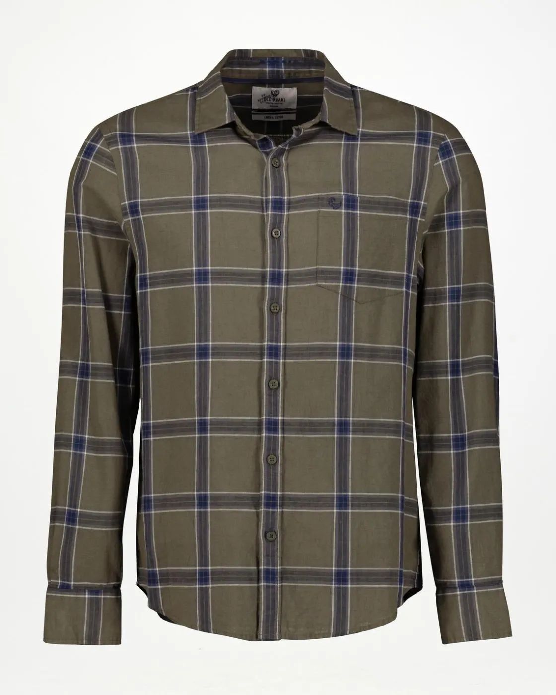 Men Old Khaki Shirts>Men'S Lucas Check Slim Fit Shirt
