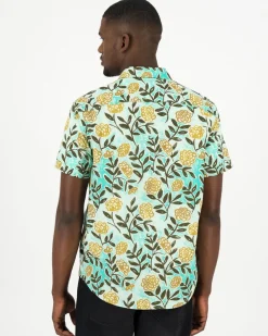 Men Old Khaki Shirts>Men'S Luther Slim Fit Floral Shirt