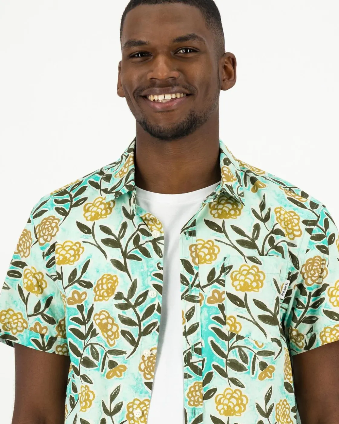 Men Old Khaki Shirts>Men'S Luther Slim Fit Floral Shirt