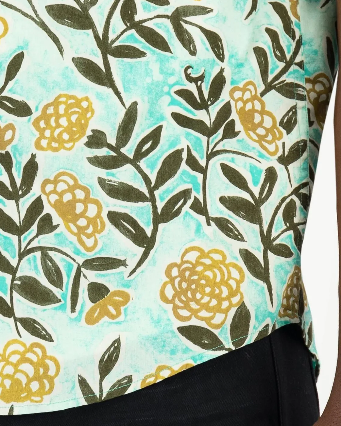 Men Old Khaki Shirts>Men'S Luther Slim Fit Floral Shirt