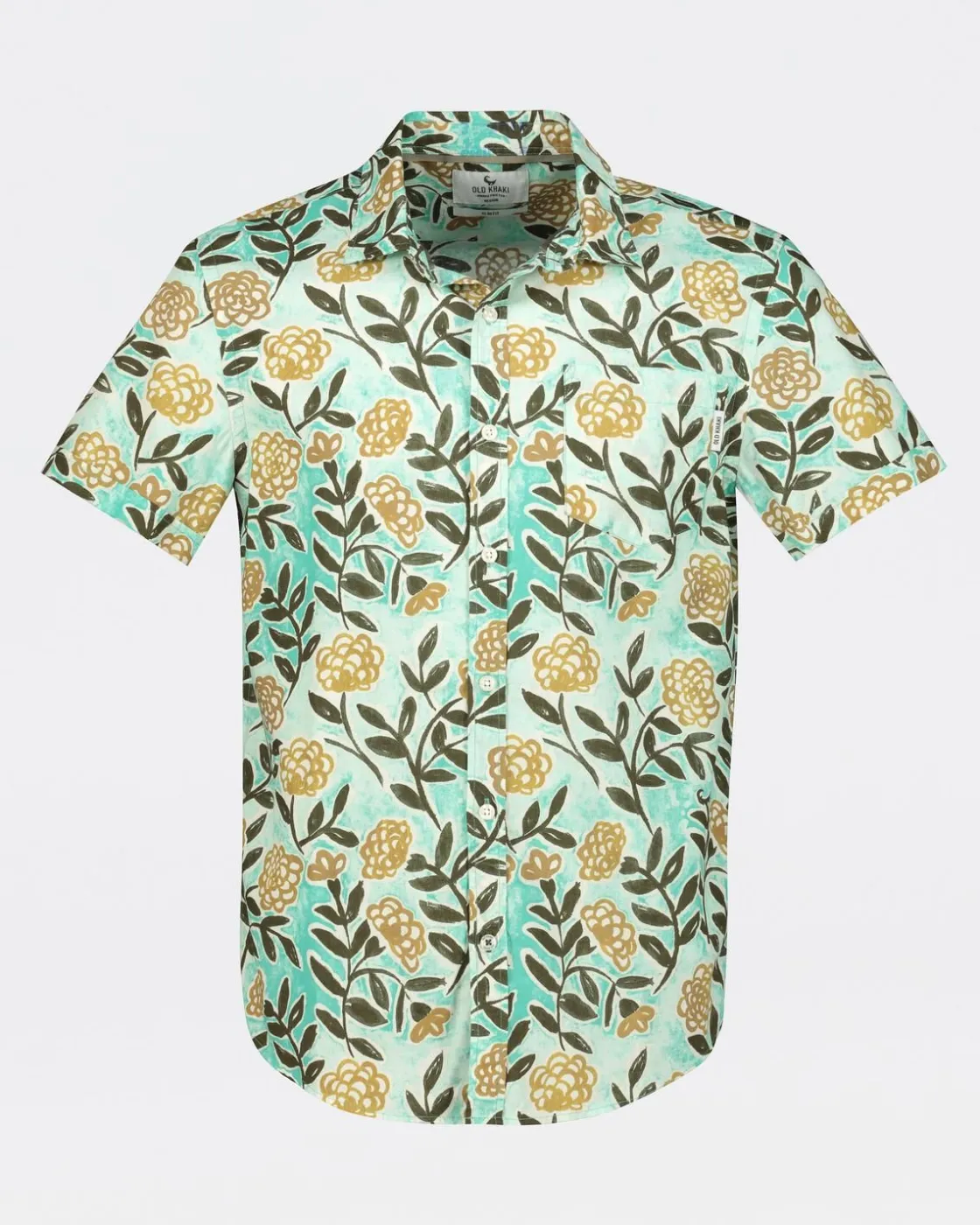 Men Old Khaki Shirts>Men'S Luther Slim Fit Floral Shirt